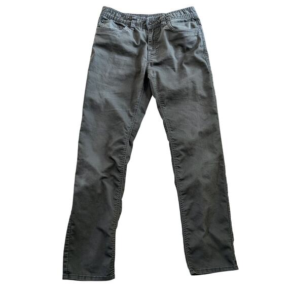 Prana Other - Mens prAna Bridger Organic Cotton Blend Slim Fit 5 Pocket Jeans Brown Sz 32 X 34